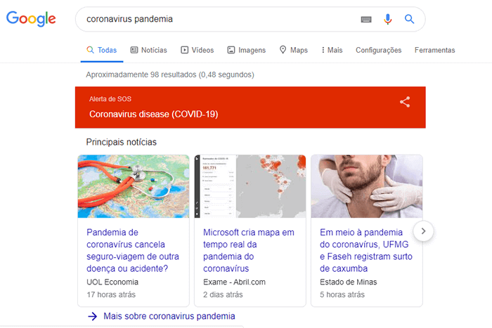 Google Coronavirus