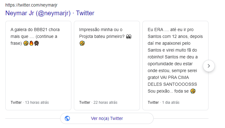 Tweets SERP