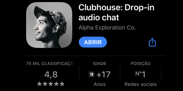 Clubhouse na App Store